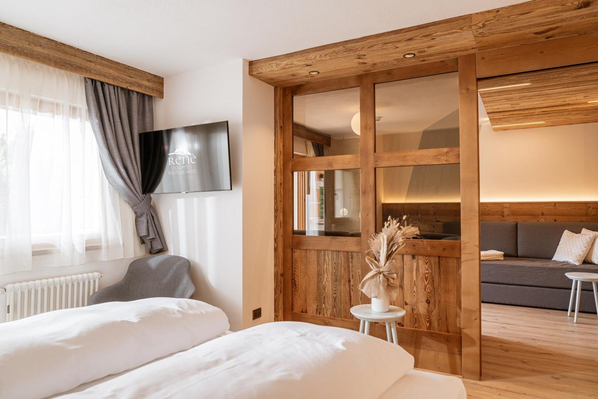פוצה די פאסה Rene Dolomites Boutique Hotel מראה חיצוני תמונה